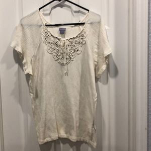 Cute top with beaded detail